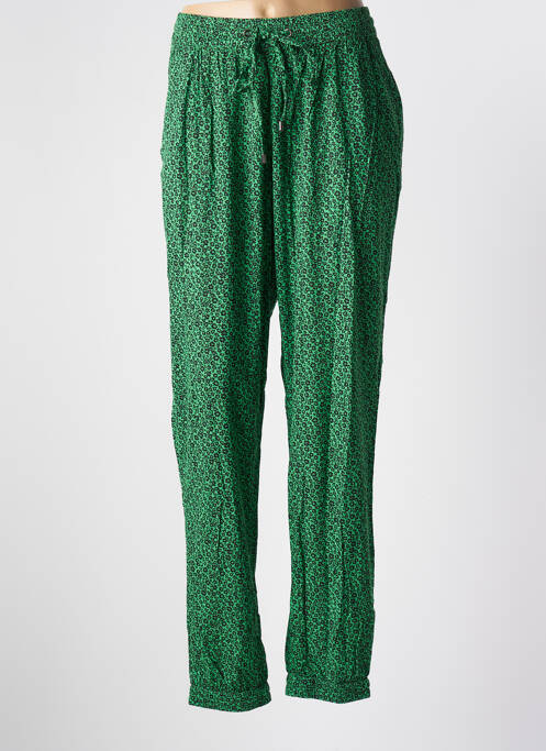 Pantalon droit vert KAFFE pour femme