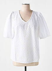 Blouse blanc KAFFE pour femme seconde vue