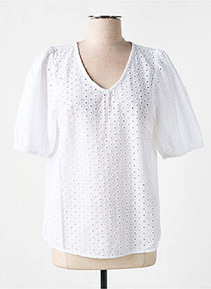 Blouse blanc KAFFE pour femme