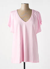 T-shirt rose KAFFE pour femme seconde vue