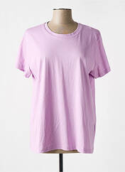 T-shirt violet KAFFE pour femme seconde vue