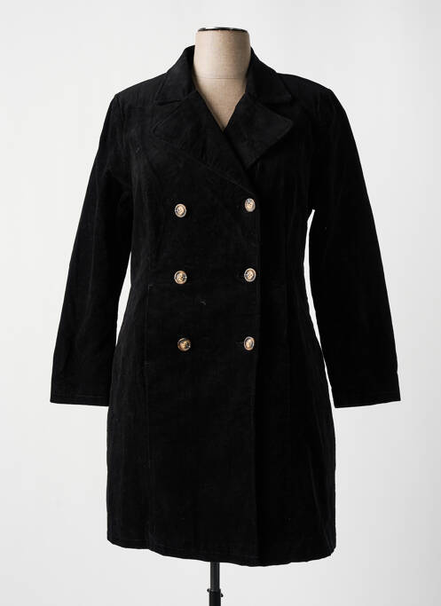 Manteau long noir LA FIANCÉE pour femme