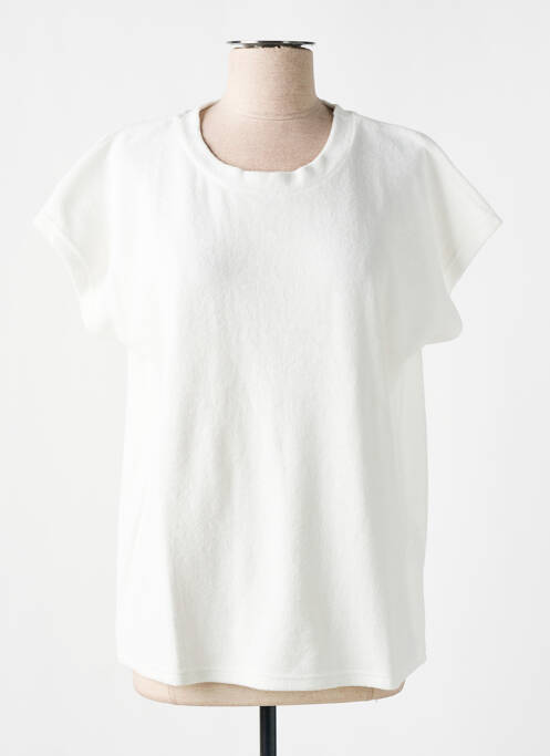 T-shirt blanc KAFFE pour femme