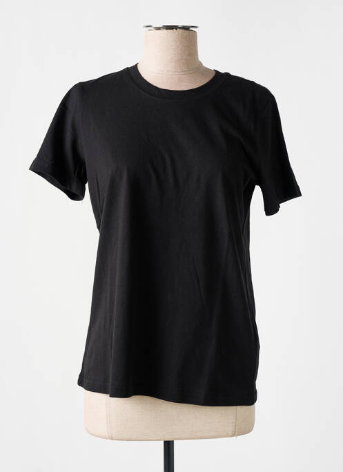 T-shirt noir KAFFE pour femme