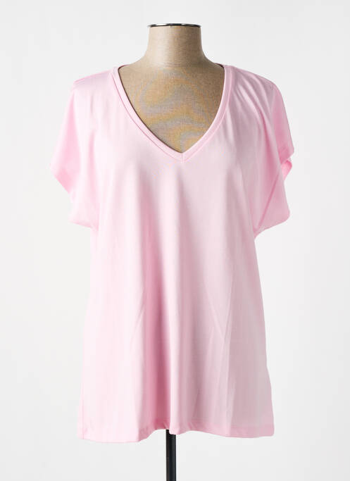 T-shirt rose KAFFE pour femme