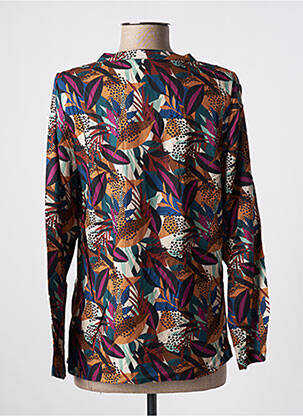 Blouse imprimé fantaisie manches longues noir LA FIANCÉE femme