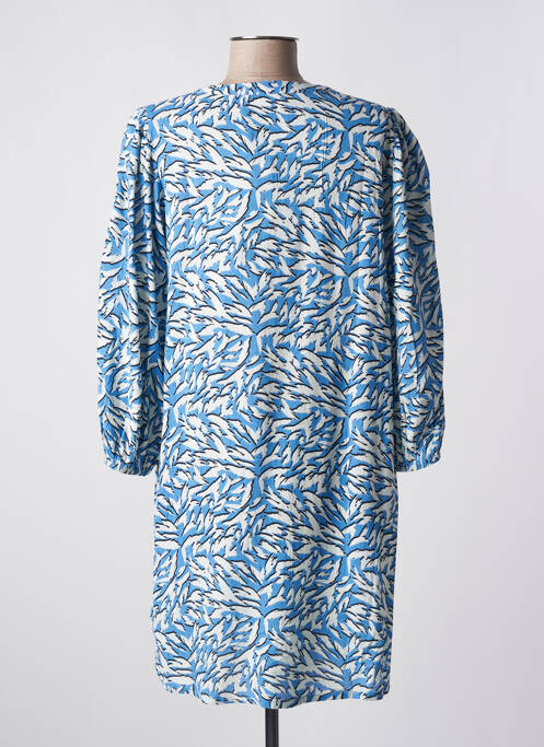 Robe mi-longue bleu KAFFE pour femme
