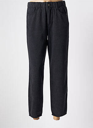 Pantalon 7/8 taille élastique gris KAFFE femme