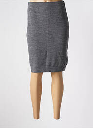 Jupe mi-longue taille élastique gris TWO DANES femme