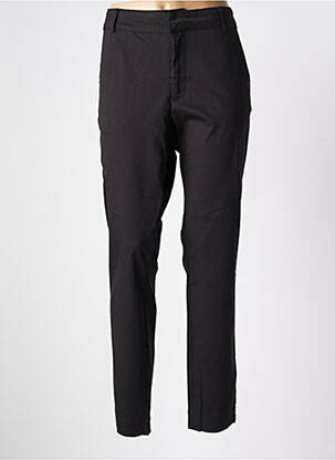 Pantalon chino noir KAFFE pour femme