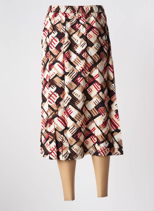 Jupe mi-longue beige ZILCH pour femme