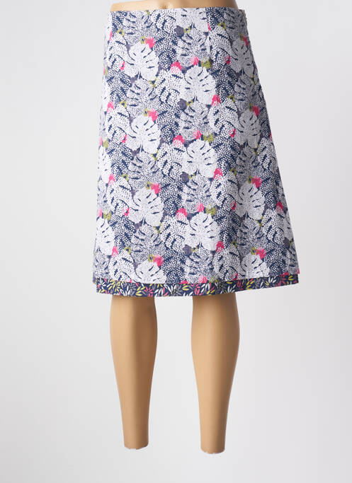 Jupe mi-longue bleu MISTRAL pour femme