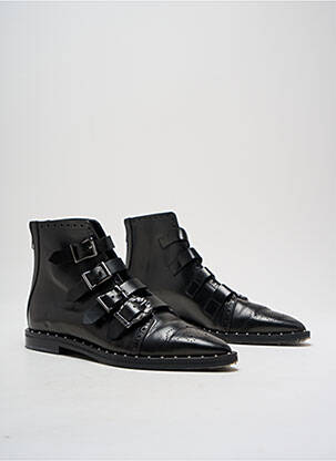 Bottines/boots matière lisse talon plat jusqu'à 3cm noir PINKO femme