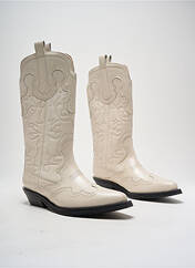 Bottes beige GANNI pour femme seconde vue