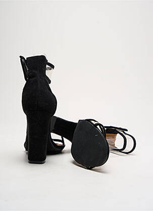 Sandales/nu pieds talon bottier talon de 7 à 9cm noir FASHION femme