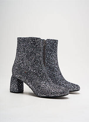 Bottines/boots talon bottier talon de 4 à 6cm argent VANESSA WU femme
