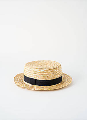 Chapeau beige SANS MARQUE pour femme