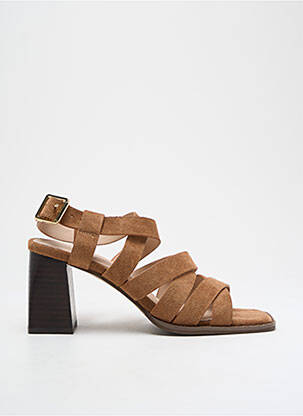 Sandales/nu pieds talon bottier talon de 4 à 6cm marron VANESSA WU femme