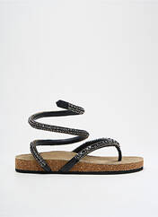 Tongs noir STRATEGIA pour femme seconde vue