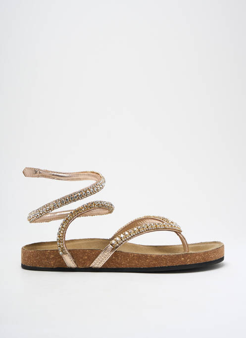 Tongs or STRATEGIA pour femme