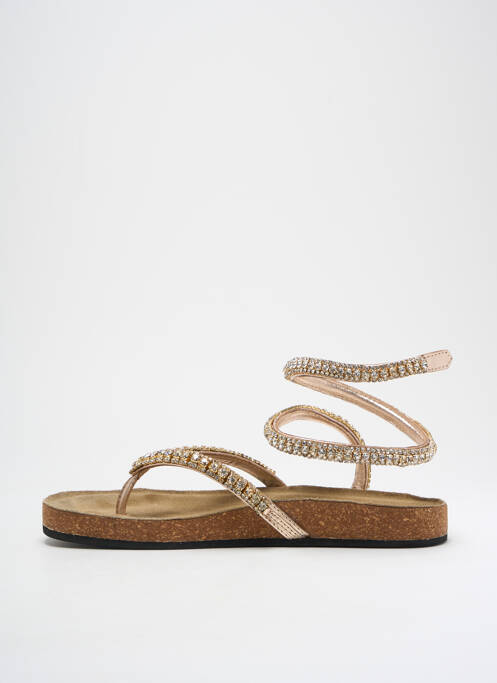 Tongs or STRATEGIA pour femme