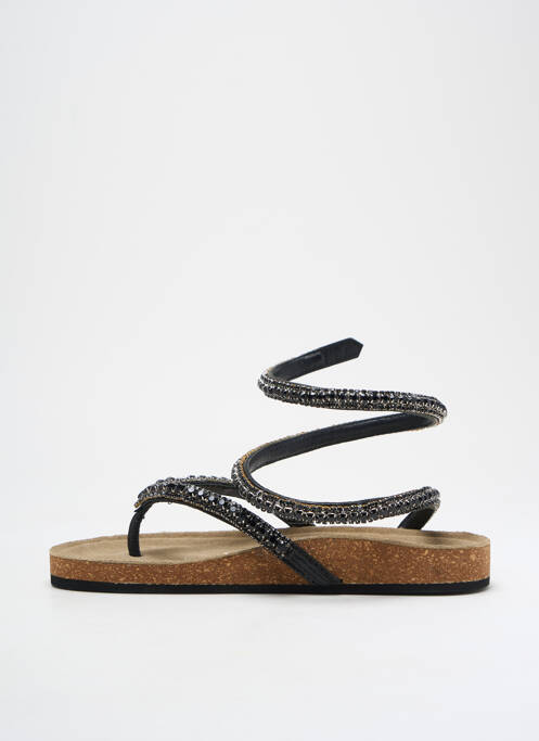 Tongs noir STRATEGIA pour femme