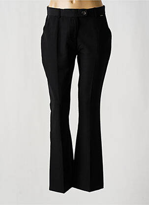 Pantalon flare taille normale taille normale noir B.YOUNG femme