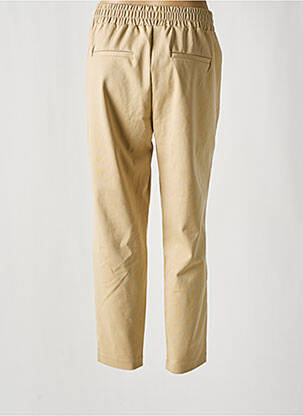 Pantalon droit stretch taille normale beige B.YOUNG femme