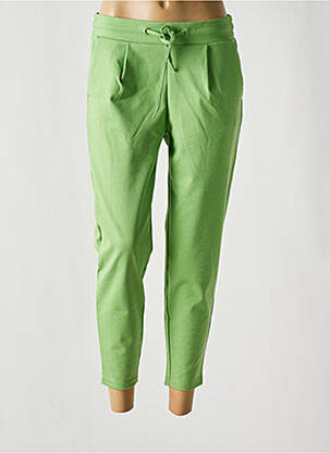 Jogging stretch taille normale vert ICHI femme