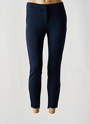 Pantalon 7/8 stretch taille normale bleu YAYA femme