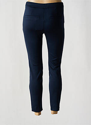 Pantalon 7/8 stretch taille normale bleu YAYA femme