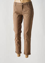 Pantalon chino marron REIKO pour femme seconde vue