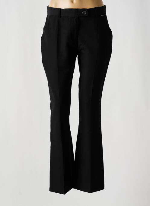 Pantalon flare taille normale taille normale noir B.YOUNG femme