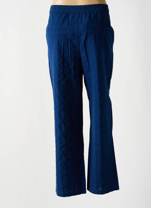 Pantalon droit bleu THINKING MU pour femme