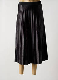 Jupe mi-longue taille élastique noir VILA femme