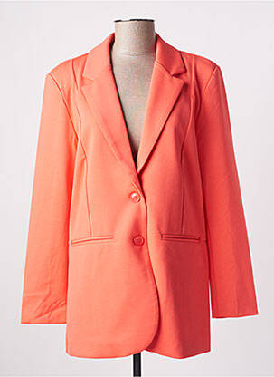 Blazer poches orange ICHI femme