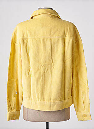 Veste casual poches jaune THINKING MU femme