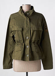 Veste casual poches vert FIVE femme