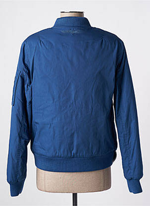 Blouson tissage imperméable bleu BOMBERS femme