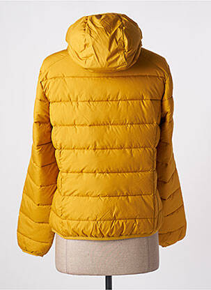 Doudoune poches a capuche jaune ECOALF femme