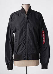 Blouson noir ALPHA INDUSTRIES pour femme seconde vue