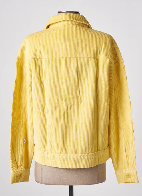 Veste casual poches jaune THINKING MU femme