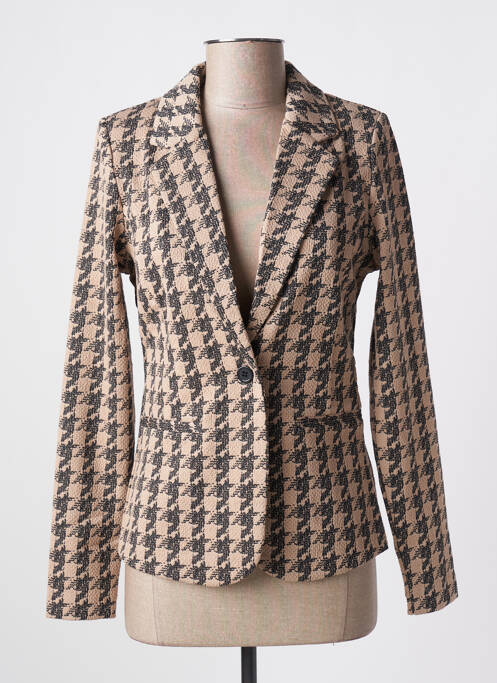 Blazer beige ICHI pour femme