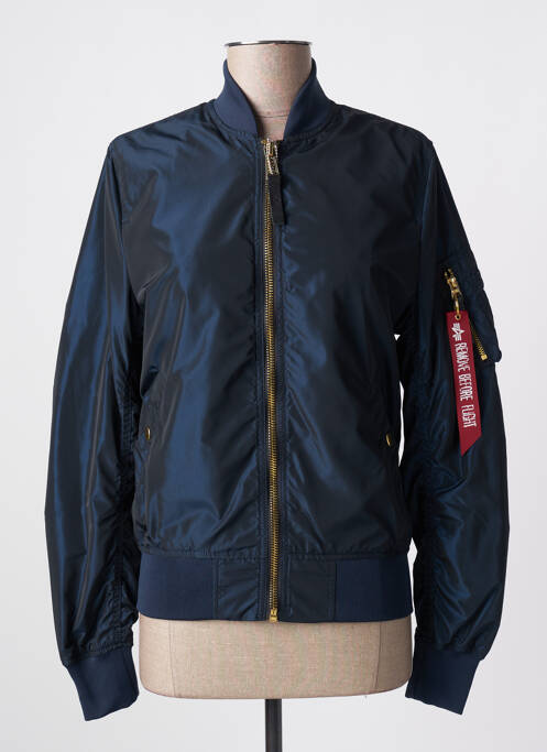 Blouson bleu ALPHA INDUSTRIES pour femme