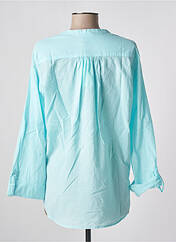 Blouse bleu clair AMOUR pour femme seconde vue