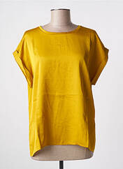 T-shirt jaune VILA pour femme seconde vue