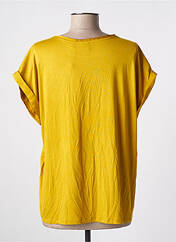 T-shirt jaune VILA pour femme seconde vue