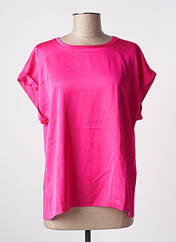 T-shirt rose VILA pour femme seconde vue