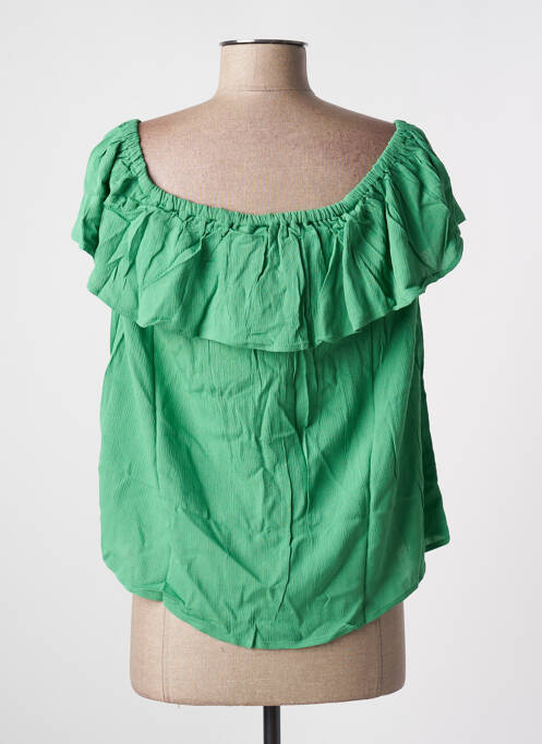 Top vert ICHI pour femme
