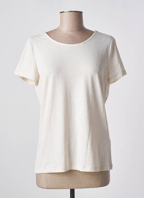 T-shirt beige PIECES pour femme